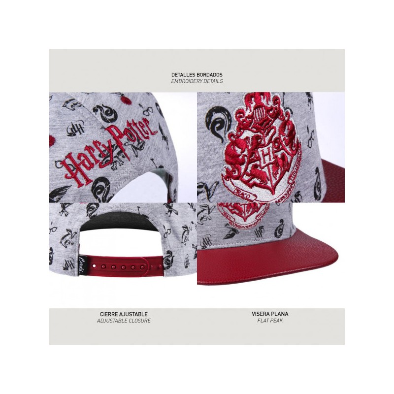 Harry Potter Hogwarts Peak Flat Cap