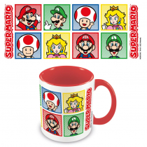 Super Mario Mug 4 colour 315ml