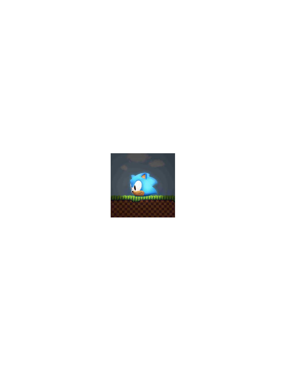 Lexibook Sonic The Hedgehog Nachtlamp Wekker - Met Geluiden, Melodieën En Verlicht Scherm