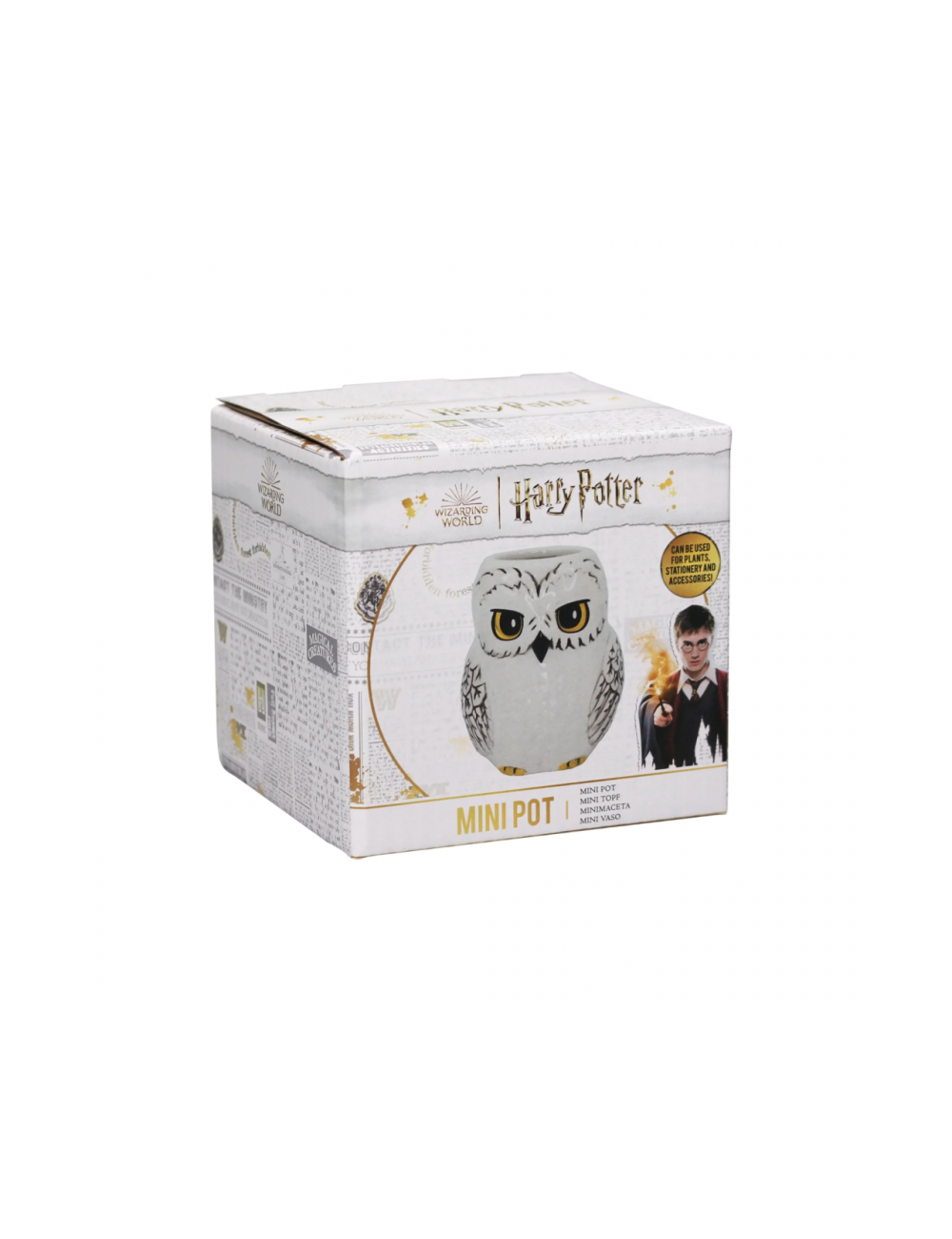 Harry Potter Hedwig 3-inch keramische mini-plantenbak met kunstmatige sappig