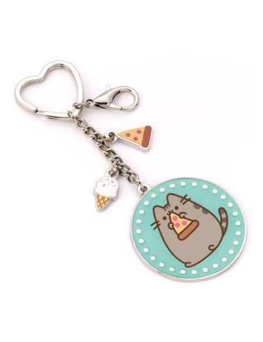 PUSHEEN  Pizza  Keyring