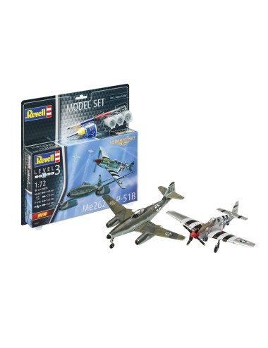 Combat Set Me262 & P-51B...