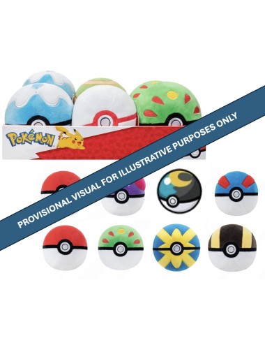 POKEMON - Plush Pokeball 5...